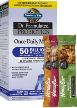 Dr. Formulated Probiotics Once Daily Men's (Shelf Stable) - 30 V-Caps + BONUS