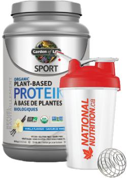 Sport Organic Plant Based Protein (Vanilla) - 806g + BONUS