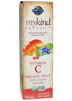 mykind Organics Vitamin C Organic Spray (Cherry Tangerine) - 58ml