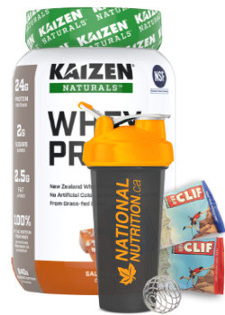 100% Natural Whey Protein (Salted Carmel) - 840g + BONUS - Kaizen Sports Nutrition 100% Natural Whey Protein (Salted Carmel) - 840g + BONUS - Kaizen Sports Nutrition
