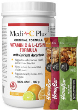Medi-C Plus With Calcium Ascorbate (Citrus) - 600g + BONUS