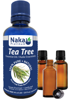 100% Pure Tea Tree Essential Oil - 50ml + BONUS