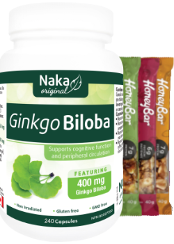 Ginkgo Biloba 60mg - 240 Caps + BONUS