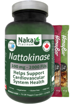 Nattokinase 100mg - 75 DR V-Caps + BONUS