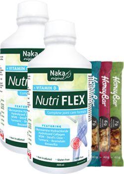 Nutri-Flex Liquid With Vitamin D - 500 + 500ml (2 For Deal) + BONUS