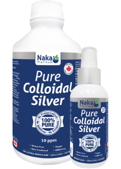 Pure Colloidal Silver - 600ml + 120ml Spray FREE