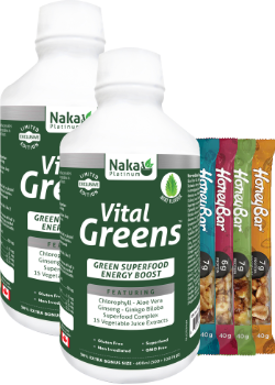 Vital Greens Liquid - 600 + 600ml (2 For Deal) + BONUS