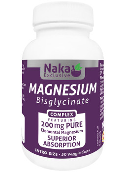Magnesium Bisglycinate Complex 200mg - 50 V-Caps