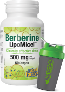 Berberine LipoMicel 500mg - 60 Softgels + BONUS