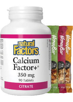 Calcium Factor 350mg - 90 Tabs + BONUS