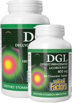 DGL (Deglycyrrhizinated Licorice Root) - 180 + 90 Chew Tabs FREE
