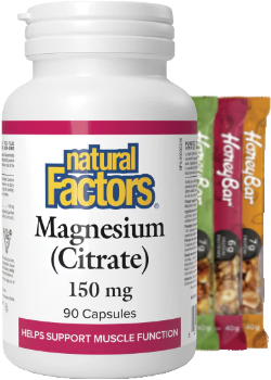 Magnesium Citrate 150mg - 90 Caps + BONUS