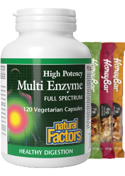 Multi Enzyme High Potency - 120 V-Caps + BONUS