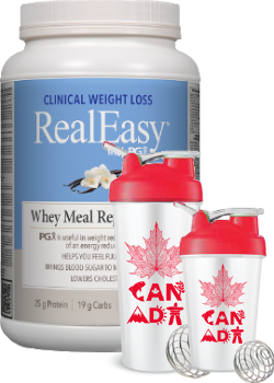 RealEasy With PGX Whey Meal Replacement (Vanilla) - 870g + BONUS