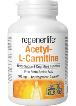 Regenerlife Acetyl-L-Carnitine 500mg - 120 V-Caps