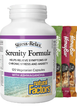 Stress-Relax Serenity Formula - 120 V-Caps + BONUS