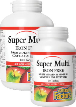 Super Multi Iron Free - 180 + 90 Tabs FREE