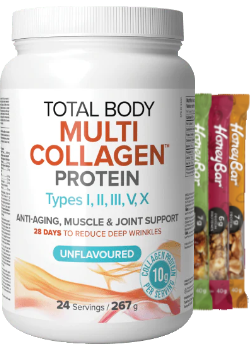 Total Body Multi Collagen Protein (Unflavoured) - 267g + BONUS
