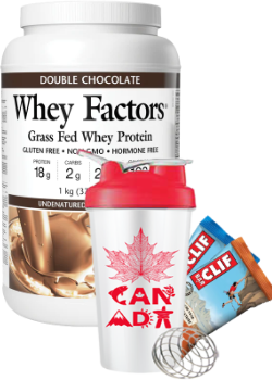 Whey Factors Protein (Double Chocolate) - 1kg + BONUS