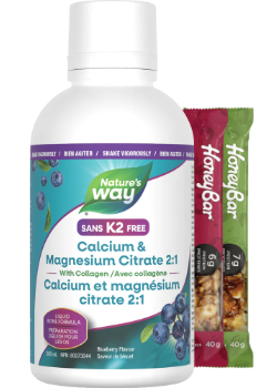 Calcium & Magnesium Citrate 2:1 With Collagen (Blueberry) - 500ml + BONUS