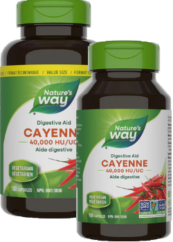 Cayenne 450mg - 180 + 100 Caps FREE