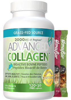 Advanced Collagen (Grass Fed Bovine Source) 500mg - 150 Caps + BONUS