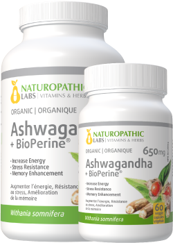 Ashwagandha 650mg (Organic) + Bioperine - 240 V-Caps + BONUS