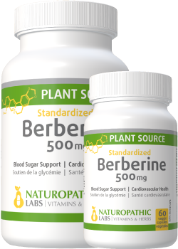 Berberine 500mg - 120 + 60 V-Caps FREE