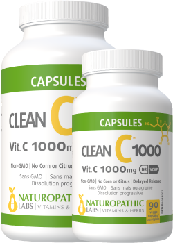 Clean C 1000 (Vitamin C 1,000mg) - 300 + 90 V-Caps 