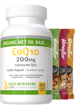Active CoQ10 200mg (+Org. MCT Oil Base & Black Pepper) - 60 Softgels + BONUS 