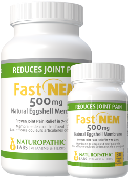 Fast NEM 500mg (Natural Eggshell Membrane) - 60 V-Caps + BONUS