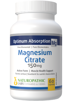 Magnesium Citrate 150mg - 60 Caps