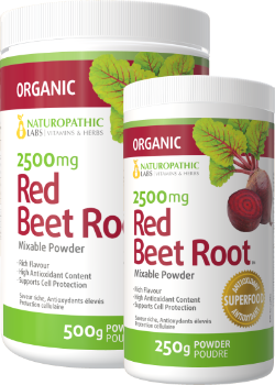 Red Beet Root Powder 2500mg (Organic) - 500 + 250g FREE