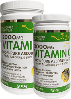 Vitamin C 100% Pure (Ascorbic Acid) - 500 + 250g Crystals FREE