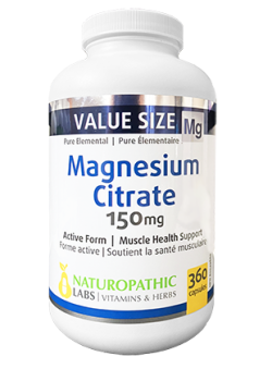 Magnesium Citrate 150mg - 360 Caps