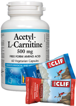Acetyl-L-Carnitine (Free Form) 500mg - 60 V-Caps + BONUS