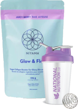 Glow & Flow Vegan Collagen Booster (Juicy Berry) - 225g + BONUS