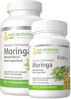 Moringa 600mg (Organic) - 240 + 60 V-Caps Free