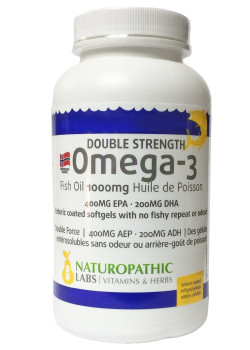 Omega-3 Double Strength (Enteric Coated) 1,000mg - 50 Softgels