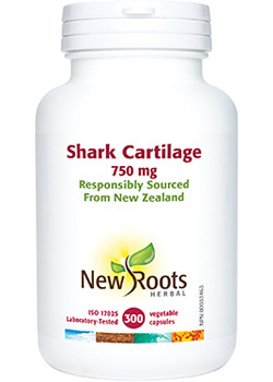 Shark Cartilage 750mg - 300 V-Caps - New Roots Herbals