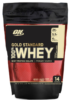 Gold Standard 100% Whey (Vanilla Ice Cream) - 1.5LB - Optimum Nutrition