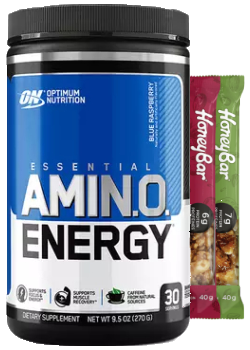 Amino Energy (Blue Raspberry) - 30 Servings + BONUS