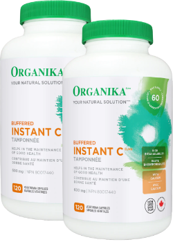 Vitamin C 600mg (pH Neutral) - 120 + 120 V-Caps - Organika