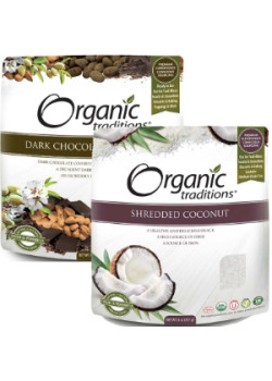 Dark Chocolate Almonds (Organic) - 227g + BONUS