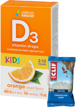 Delicious D Vitamin D3 For Kids (Orange) - 15ml + BONUS