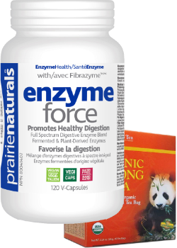 Enzyme-Force With Fibrazyme - 120 V-Caps + BONUS