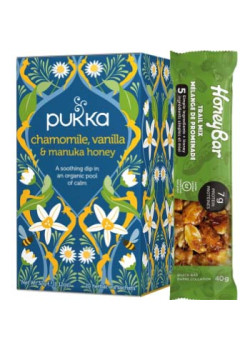 Chamomile Vanilla & Manuka Honey Tea - 20 Tea Bags + BONUS