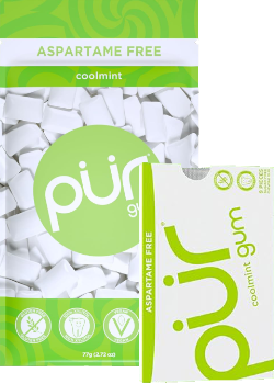 Pur Gum (Coolmint Aspartame Free) - 77g + 9 Pieces FREE