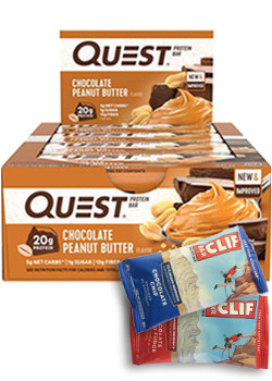 Low Carb Protein Bar (Chocolate Peanut Butter) - 12 Bars + BONUS
