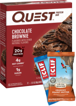 Low Carb Protein Bar (Chocolate Brownie) - 12 Bars + BONUS